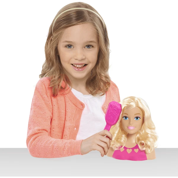 Barbie Mini Kapperskop, Blond Haar 4 Barbie Mini Kapperskop, Blond Haar - Afbeelding 2