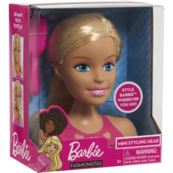 Barbie Mini Kapperskop, Blond Haar 9 Barbie Mini Kapperskop, Blond Haar -Speelgoedpop barbie mini kapperskop blond haar a369056 2