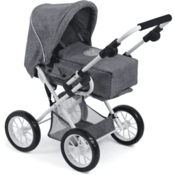BAYER CHIC 2000 Combi Poppenwagen LENI Jeans Grey -Speelgoedpop bayer chic 2000 combi poppenwagen leni jeans grey a242753 3