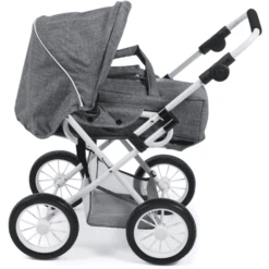 BAYER CHIC 2000 Combi Poppenwagen LENI Jeans Grey -Speelgoedpop bayer chic 2000 combi poppenwagen leni jeans grey a242753 4