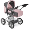 BAYER CHIC 2000 Combi Poppenwagen LENI Melange Antraciet-roze 2 BAYER CHIC 2000 Combi Poppenwagen LENI Melange Antraciet-roze -Speelgoedpop bayer chic 2000 combi poppenwagen leni melange antraciet roze a355195