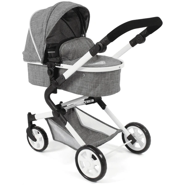 BAYER CHIC 2000 Combi Poppenwagen LIA Jeans Grijs 6 BAYER CHIC 2000 Combi Poppenwagen LIA Jeans Grijs - Afbeelding 4