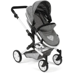 BAYER CHIC 2000 Combi Poppenwagen LIA Jeans Grijs 11 BAYER CHIC 2000 Combi Poppenwagen LIA Jeans Grijs -Speelgoedpop bayer chic 2000 combi poppenwagen lia jeans grijs a355535 4