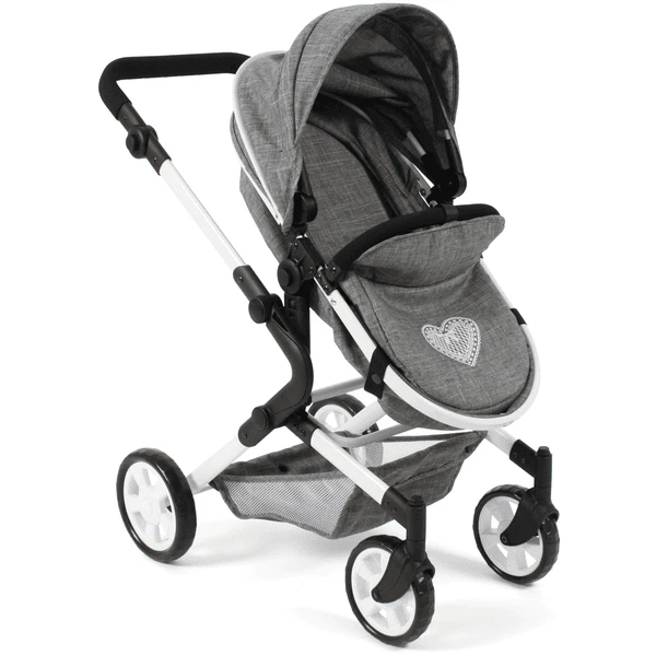 BAYER CHIC 2000 Combi Poppenwagen LIA Jeans Grijs 7 BAYER CHIC 2000 Combi Poppenwagen LIA Jeans Grijs - Afbeelding 5