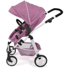 BAYER CHIC 2000 Combi Poppenwagen NELE Jeans Roze -Speelgoedpop bayer chic 2000 combi poppenwagen nele jeans roze a355220 4