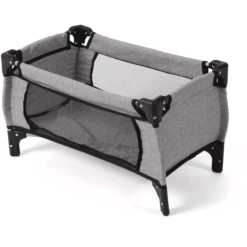 BAYER CHIC 2000 Deluxe Poppenreisbedje Melange Grijs 10 BAYER CHIC 2000 Deluxe Poppenreisbedje Melange Grijs -Speelgoedpop bayer chic 2000 deluxe poppenreisbedje melange grijs a355982 3