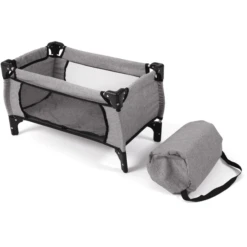 BAYER CHIC 2000 Deluxe Poppenreisbedje Melange Grijs 11 BAYER CHIC 2000 Deluxe Poppenreisbedje Melange Grijs -Speelgoedpop bayer chic 2000 deluxe poppenreisbedje melange grijs a355982 4