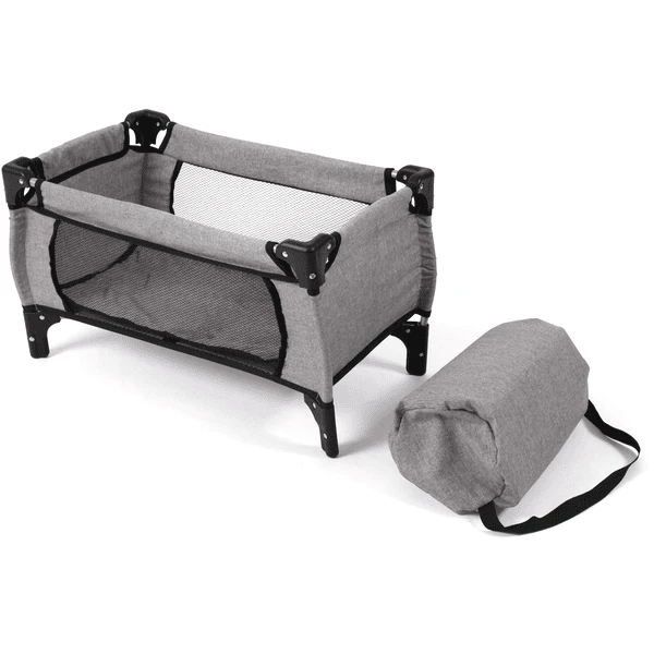 BAYER CHIC 2000 Deluxe Poppenreisbedje Melange Grijs 7 BAYER CHIC 2000 Deluxe Poppenreisbedje Melange Grijs - Afbeelding 5