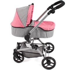 BAYER CHIC 2000 Fides 3 In 1 Combi Poppenwagen Gemêleerd Roze -Speelgoedpop bayer chic 2000 fides 3 in 1 combi poppenwagen gemeleerd roze a321005 2