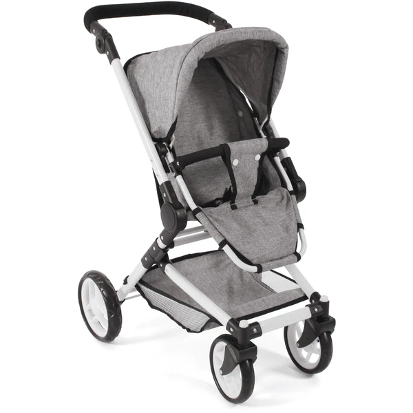 BAYER CHIC 2000 Fides 3 In 1 Combi Poppenwagen Grijs 6 BAYER CHIC 2000 Fides 3 In 1 Combi Poppenwagen Grijs - Afbeelding 4