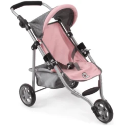 BAYER CHIC 2000 Jogging Buggy LOLA Melange Grijs Roze