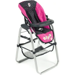 BAYER CHIC 2000 Kinderstoel Stippen Navy-Roze
