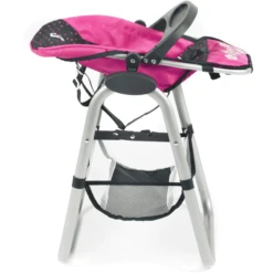 BAYER CHIC 2000 Kinderstoel Stippen Navy-Roze -Speelgoedpop bayer chic 2000 kinderstoel stippen navy roze a355985 3