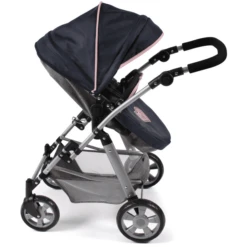 BAYER CHIC 2000 Kombi Poppenwagen NELE Gemêleerd Marine Grijs 9 BAYER CHIC 2000 Kombi Poppenwagen NELE Gemêleerd Marine Grijs -Speelgoedpop bayer chic 2000 kombi poppenwagen nele gemeleerd marine grijs a320886 2