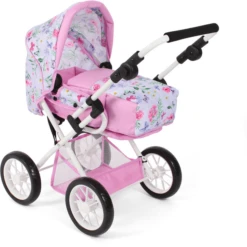 BAYER CHIC 2000 LENI Combi Poppenwagen Flower -Speelgoedpop bayer chic 2000 leni combi poppenwagen flower a355192 4