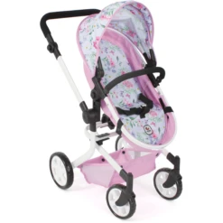 BAYER CHIC 2000 MIKA Combi Poppenwagen Flower -Speelgoedpop bayer chic 2000 mika combi poppenwagen flower a355313 3