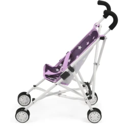 BAYER CHIC 2000 Mini Buggy ROMA Stars Paars -Speelgoedpop bayer chic 2000 mini buggy roma stars paars a355568 4