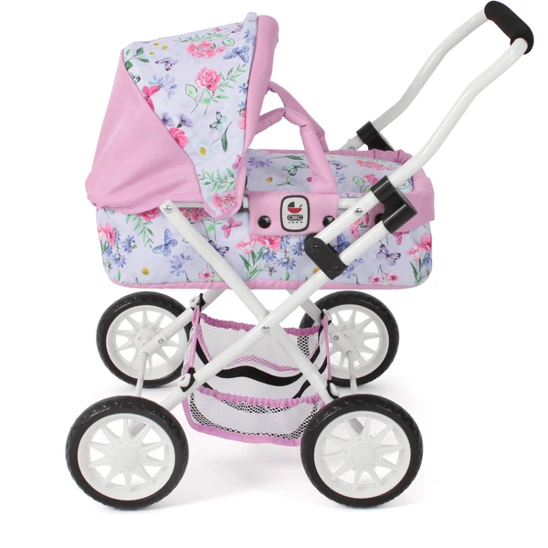 BAYER CHIC 2000 Mini Knuffel Kinderwagen SMARTY Flower 4 BAYER CHIC 2000 Mini Knuffel Kinderwagen SMARTY Flower - Afbeelding 2