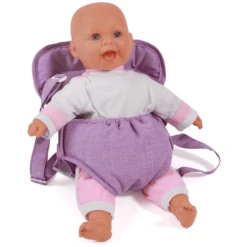 BAYER CHIC 2000 Poppen Draagriem Melange Lila 9 BAYER CHIC 2000 Poppen Draagriem Melange Lila -Speelgoedpop bayer chic 2000 poppen draagriem melange lila a297225 3