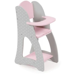 BAYER CHIC 2000 Poppen Kinderstoel - Puntos Grijs