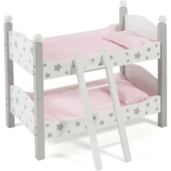 BAYER CHIC 2000 Poppen Stapelbed Stars Grijs -Speelgoedpop bayer chic 2000 poppen stapelbed stars grijs a296667 2