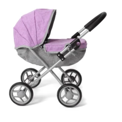 BAYER CHIC 2000 Poppenwagen LILLI Melange Paars -Speelgoedpop bayer chic 2000 poppenwagen lilli melange paars a354843 1