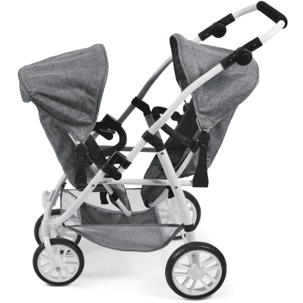 BAYER CHIC 2000 Tandem-Buggy VARIO Jeans Grey 5 BAYER CHIC 2000 Tandem-Buggy VARIO Jeans Grey - Afbeelding 3