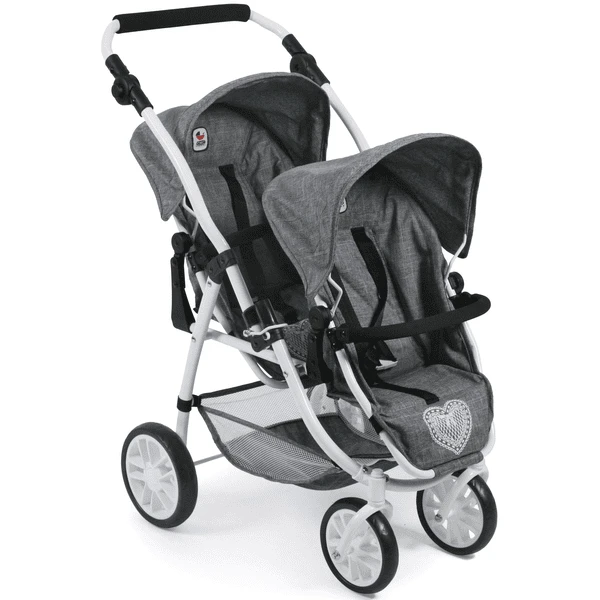 BAYER CHIC 2000 Tandem-Buggy VARIO Jeans Grey 3 BAYER CHIC 2000 Tandem-Buggy VARIO Jeans Grey