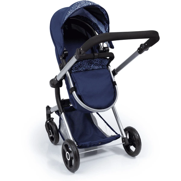 Bayer Design Combi Poppenwagen Finn, Blauw 6 Bayer Design Combi Poppenwagen Finn, Blauw - Afbeelding 4