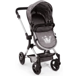 Bayer Design Combi Poppenwagen Vario Grijs -Speelgoedpop bayer design combi poppenwagen vario grijs a277638 4