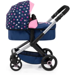 Bayer Design Combi Poppenwagen Xeo Blauw/Roze 10 Bayer Design Combi Poppenwagen Xeo Blauw/Roze -Speelgoedpop bayer design combi poppenwagen xeo blauw roze a372063 3