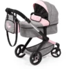 Bayer Design Combi Poppenwagen Xeo Grijs/Roze -Speelgoedpop bayer design combi poppenwagen xeo grijs roze a372066