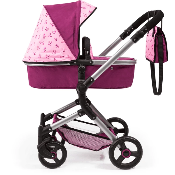 Bayer Design Neo Vario Combinatie Poppenwagen Pruim, Met Fee 4 Bayer Design Neo Vario Combinatie Poppenwagen Pruim, Met Fee - Afbeelding 2