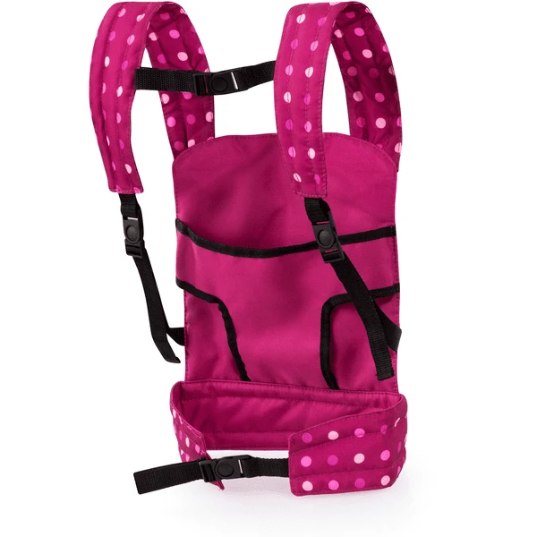 Bayer Design Poppen Draagriem Roze, Met Stippen En Sprookje 4 Bayer Design Poppen Draagriem Roze, Met Stippen En Sprookje - Afbeelding 2