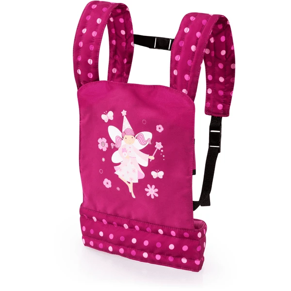 Bayer Design Poppen Draagriem Roze, Met Stippen En Sprookje 3 Bayer Design Poppen Draagriem Roze, Met Stippen En Sprookje