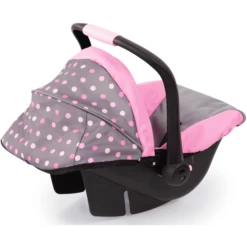 Bayer Design Poppenautostoel Met Kap Pink -Speelgoedpop bayer design poppenautostoel met kap pink a277737 3
