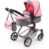 Bayer Design Poppenwagen City Neo Grijs/roze 2 Bayer Design Poppenwagen City Neo Grijs/roze -Speelgoedpop bayer design poppenwagen city neo grijs roze a313416