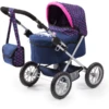 Bayer Design Poppenwagen Trendy Blauw, Met Eenhoorn -Speelgoedpop bayer design poppenwagen trendy blauw met eenhoorn a313387