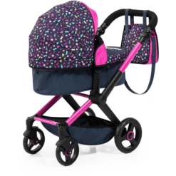 Bayer Design Xeo Confetti Combi Poppenwagen -Speelgoedpop bayer design xeo confetti combi poppenwagen a372119 2