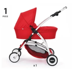 BRIO® Poppenwagen Spin Rood 24900 -Speelgoedpop brio poppenwagen spin rood 24900 a173056 4