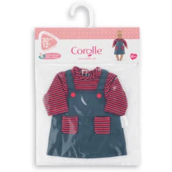 Corolle ® Mon Petit Poupon - Jurk, Gestreept 30 Cm 9 Corolle ® Mon Petit Poupon - Jurk, Gestreept 30 Cm -Speelgoedpop corolle mon petit poupon jurk gestreept 30 cm a337757 2