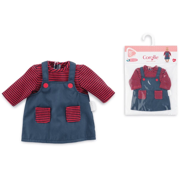 Corolle ® Mon Petit Poupon - Jurk, Gestreept 30 Cm 6 Corolle ® Mon Petit Poupon - Jurk, Gestreept 30 Cm - Afbeelding 4