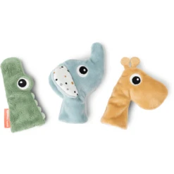 Done By Deer â„¢ Vingerpoppenset 3 Stuks Herten Friends Kleurenmix