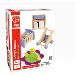 HAPE Babykamer 13delig -Speelgoedpop hape babykamer 13delig a073800 2