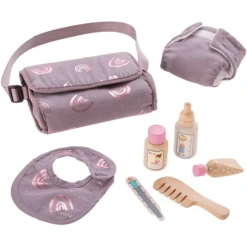 Howa Poppen Luiertas "Regenboog" Inclusief Accessoires 7 Stuks -Speelgoedpop howa poppen luiertas regenboog inclusief accessoires 7 stuks a349827 2