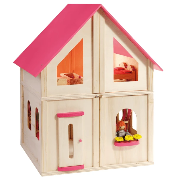 Howa® Poppenhuis Opvouwbaar Incl. Accessoires 4 Howa® Poppenhuis Opvouwbaar Incl. Accessoires - Afbeelding 2