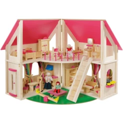 Howa® Poppenhuis Opvouwbaar Incl. Accessoires 10 Howa® Poppenhuis Opvouwbaar Incl. Accessoires -Speelgoedpop howa poppenhuis opvouwbaar incl accessoires a260254 3