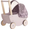 Howa Poppenwagen "Regenboog" Van Hout Met Opvouwbare Kap -Speelgoedpop howa poppenwagen regenboog van hout met opvouwbare kap a349821
