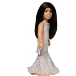 I'M A GIRLY Light Blauwe Zeemeerminjurk -Speelgoedpop im a girly light blauwe zeemeerminjurk a314982 4