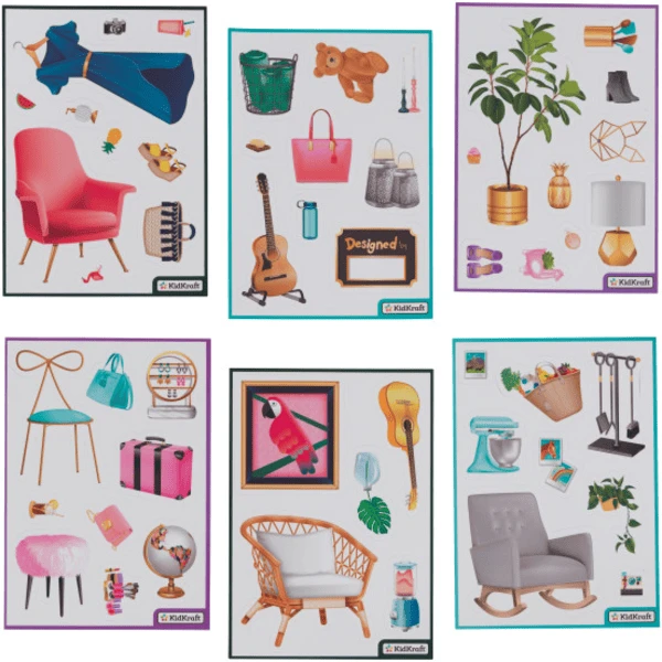 KidKraft ® Dollhouse Magnetische Makeover 5 KidKraft ® Dollhouse Magnetische Makeover - Afbeelding 3